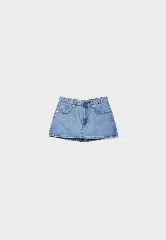 Denim Skort
